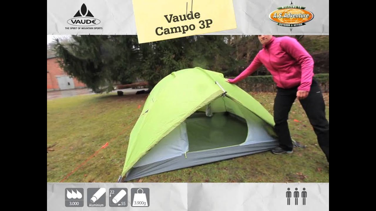 Tente Vaude Campo 3P FR