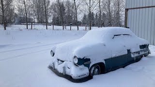 1953 Ford Customline Flathead V8 Cold Start and Drive