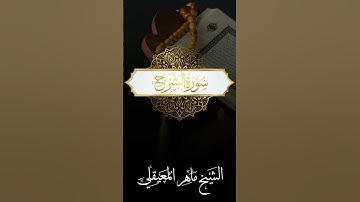 الشيخ ماهر المعيقلي - سورة الشرح #quran #allah #coran #surah #surat #islam #islamic #islamicvideo