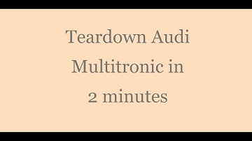 Teardown Audi