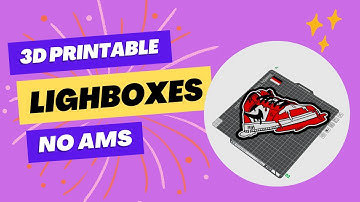 3D Printing Lightbox Models on Bambu Labs P-Series (No AMS) with Bambu Studio