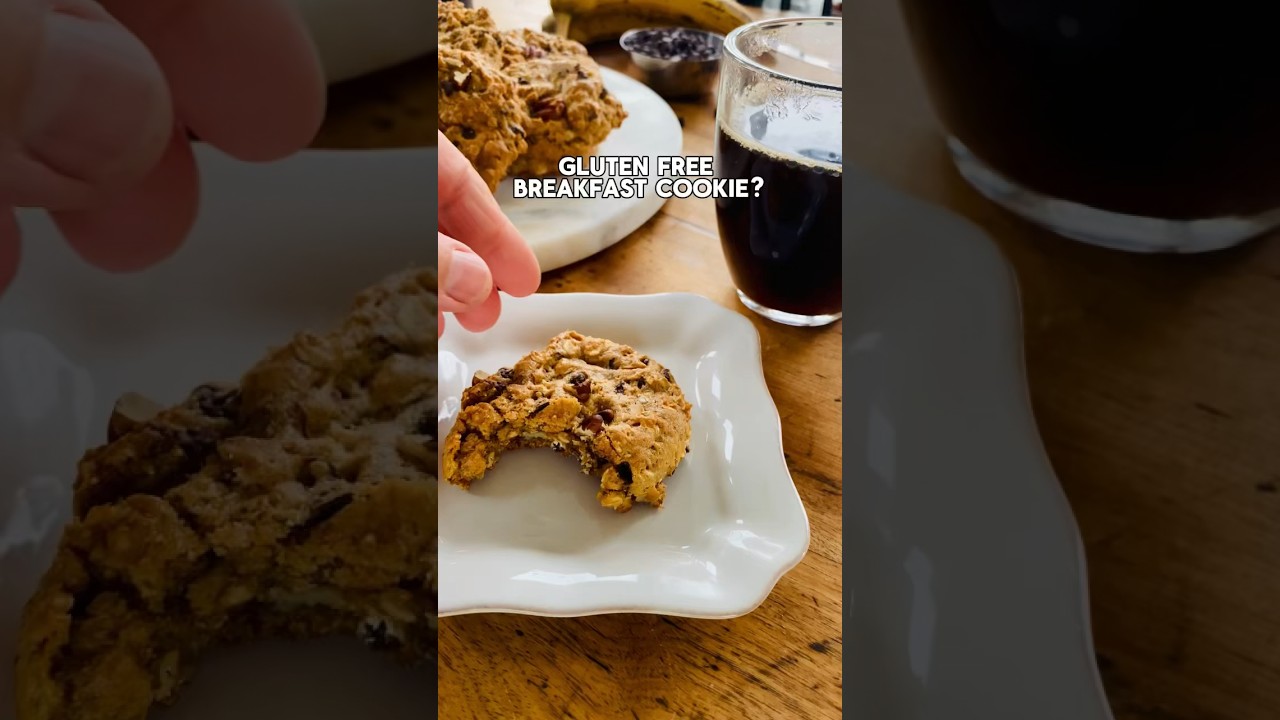 Gluten-Free Breakfast Cookie Recipe out today #food #shorts #glutenfree #recipe #cookie