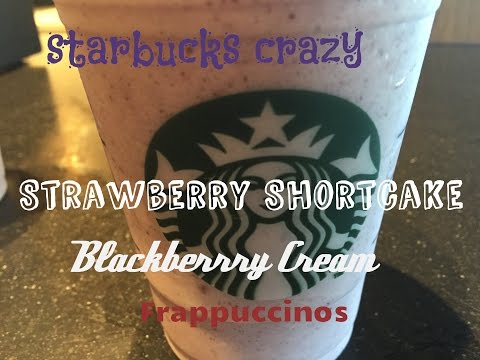 Blackberry and Strawberry Shortcake - Late Summer Frappuccinos