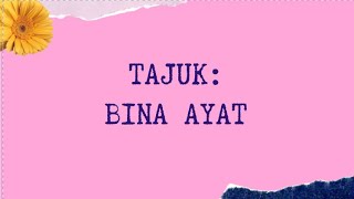 BM TAHUN 2, BUKU AKTIVITI JILID 1, MS 8, BINA AYAT