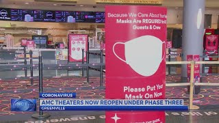 Greenville's AMC movie theater welcomes back guests