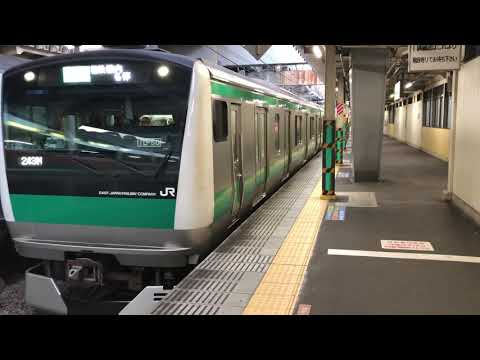E233系7000番台ハエ120編成西大井発車