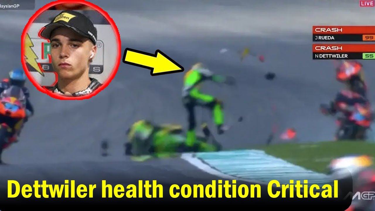 Молитесь за Ноа Деттвайлера: состояние здоровья гонщика Moto3 Ноа Деттвайлера критическое после а...