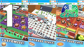 Idle Cafe! Tap Tycoon Gameplay Walkthrough #1 (Android, IOS)