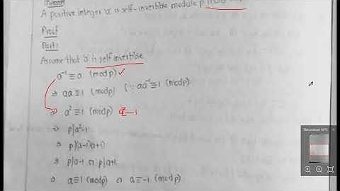Calicut University - Sem 1 - Core Mathematics - Congruence - Part 13.