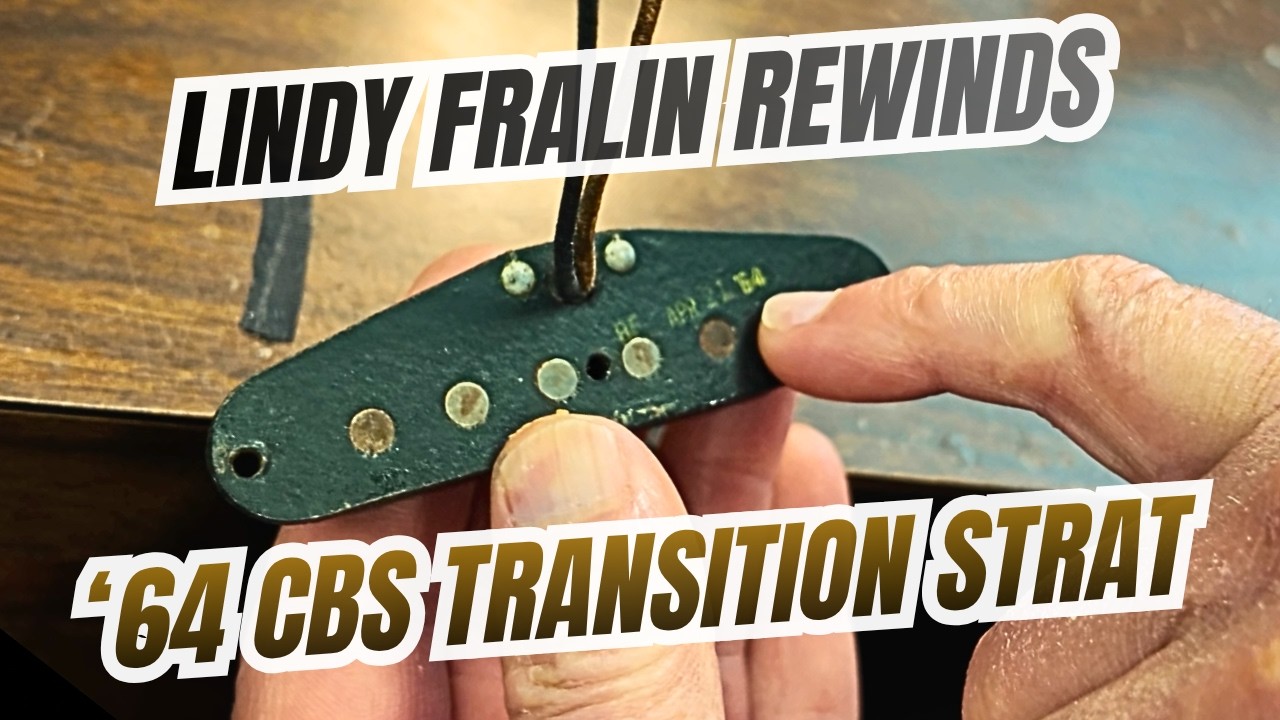 Watch Lindy Fralin Inspects and Rewinds a 1964 Stratocaster Pickup! on YouTube Watch Lindy Fralin Inspects and Rewinds a 1964 Stratocaster Pickup! on YouTube
