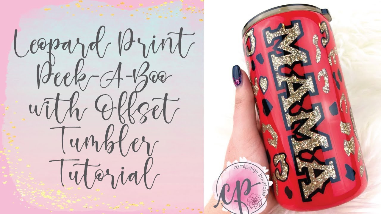 Leopard print tumbler – Chenise Creations