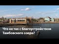 Что не так с благоустройством Тамбовского озера в Воронежской области?