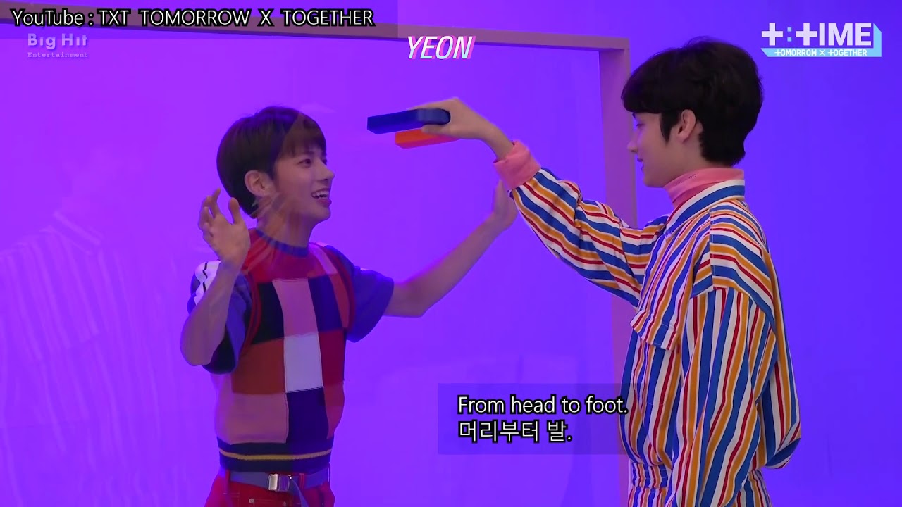 txt logo [ENG SUB] TXT [T TIME] MAKNAEs' play with a magnet