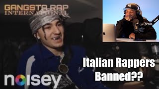 The Italian Rappers Banned From Performing | Gangsta Rap International  Italy (American REACTION)