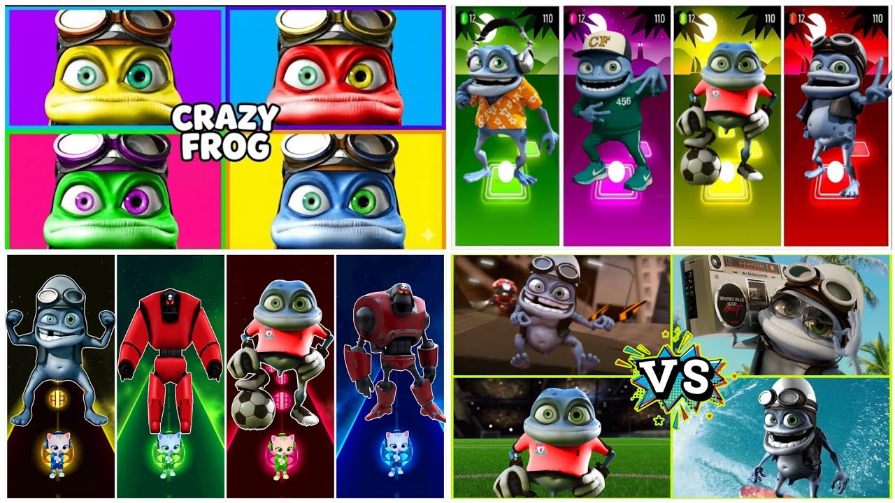 🐸Crazy Frog Tiles Hop – Weekly Compilation | Best Covers Mix 2025