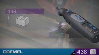 Dremel Sanding Band 6,4mm 120 Grit 438