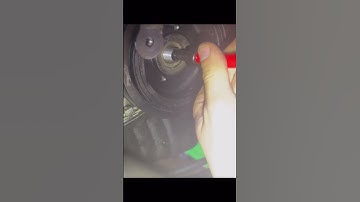 Crankshaft thread repair on Toyota Camry #mechanic #toyota #fyp