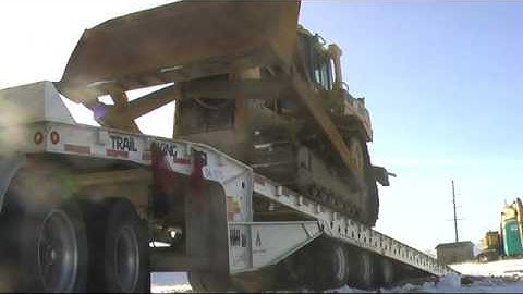 D-6 DOZER UNLOAD