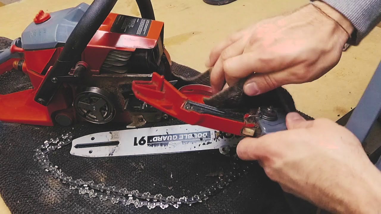 Láncfűrész élezés chainsaw sharpening YouTube