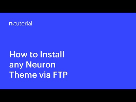 How to Install any Neuron WordPress Theme via FTP