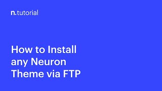 How to Install any Neuron WordPress Theme via FTP screenshot 1