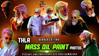 Banner editing thala mass oil painting image 💥💥 free download PicsArt and Photoshop use 💻📲👍 screenshot 5