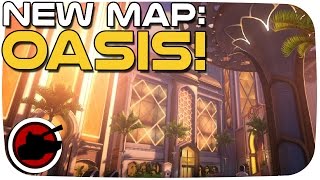 Overwatch ► CHECKING OUT OASIS! - Overwatch New Map (Lore and Easter Egg Discussion)
