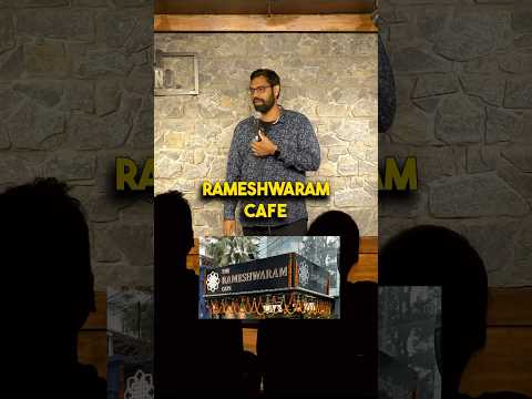 Rameshwaram Cafe | Standup Comedy by Ashwin Srinivas #standupcomedy #bangalore