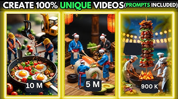 How to Create UNIQUE Tiny World Miniature Videos with AI