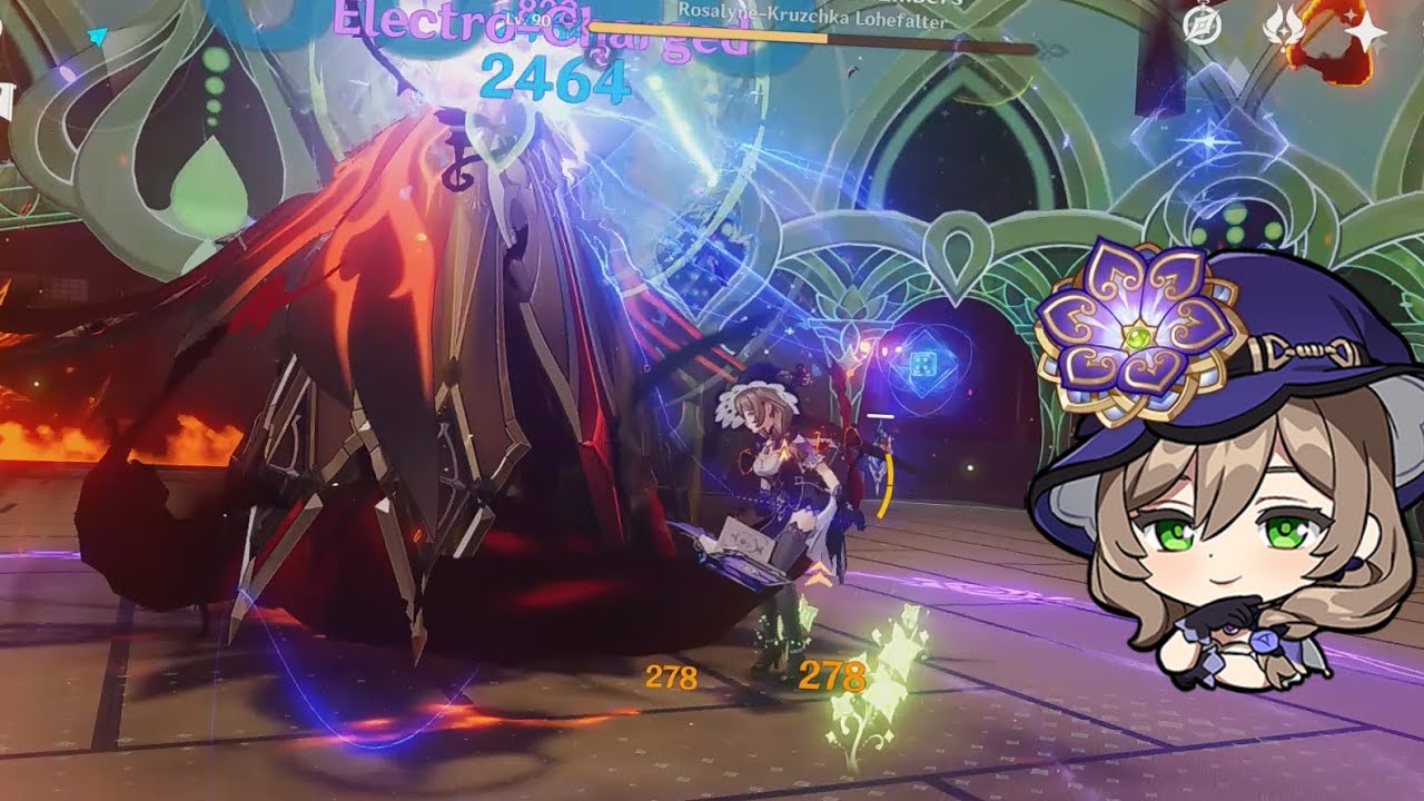 Don't build Lisa with this artifacts if you don't want to activate the "super easy mode"... 【原神】