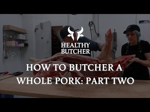 How To Butcher A Whole Pork Part Two