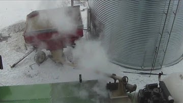 Roasting the soybeans