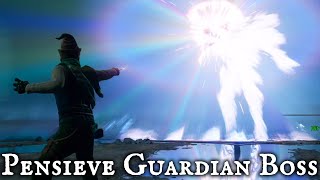 Pensieve Guardian Boss First Trial (No Damage Boss Fight Guide) Hogwarts Legacy