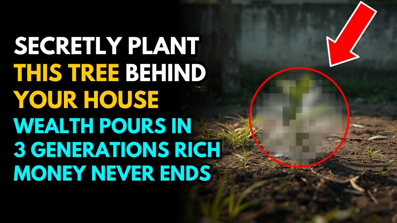 Secretly Plant This Tree Behind Your House - Wealth Pours In, 3 Generations Rich, Money Never Ends