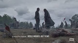 The Walking Dead 10x12 Frowny McTwo Knives (Betas Nickname)