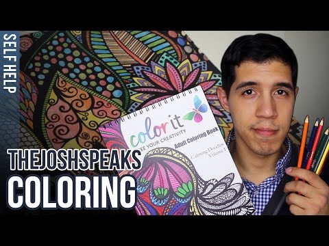 Dealing with Anxiety using Coloring Books by The Josh Speaks