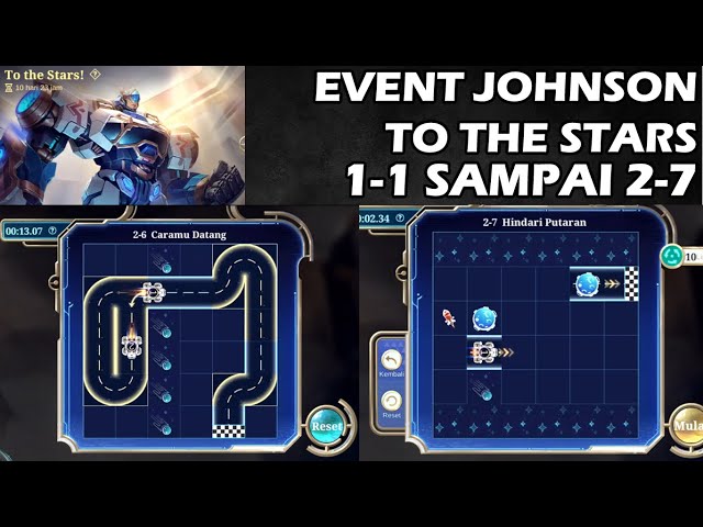 EVENT JOHNSON TO THE STARS minigames MOBILE LEGENDS BANG BANG