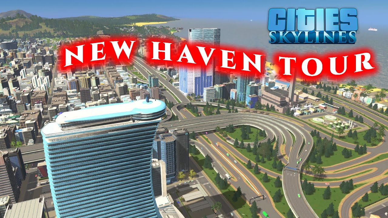 New Haven City Tour | Cities Skylines on PS4 | Vanilla