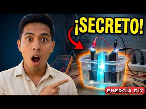 Batería casera de $22 alimenta toda tu casa por meses - Que las Eléctricas No Quieren que Tengas
