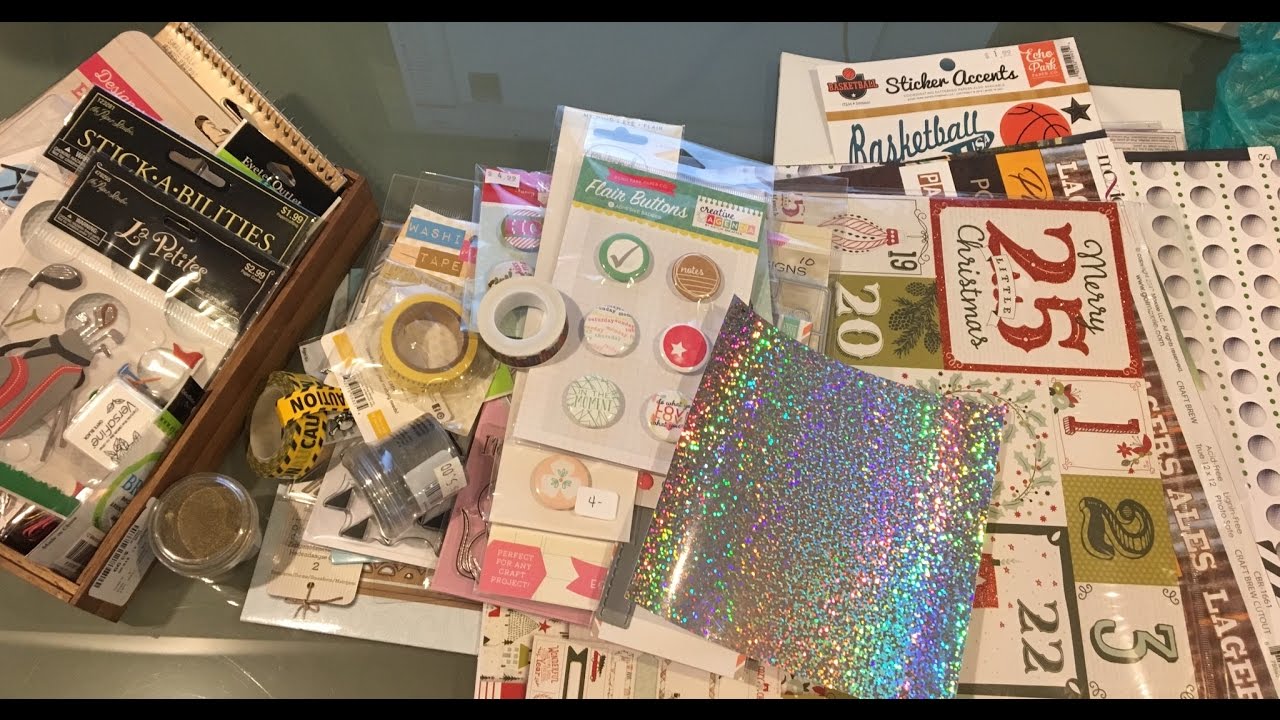 Scrapbook Haul Great Lakes Mega Meet Novi YouTube