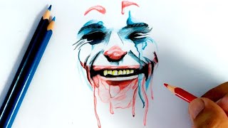 Drawing JOKER - Joaquin Phoenix 🃏 Drawing JOKER - Joaquin Phoenix 🃏