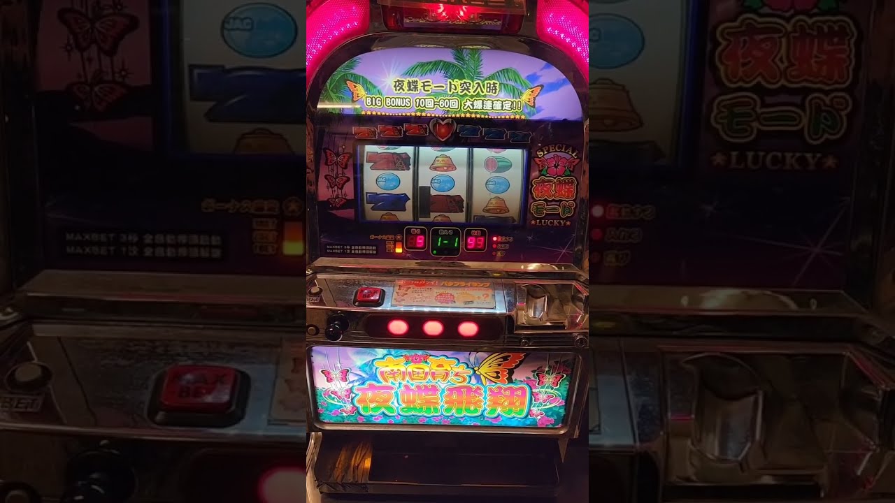 南國育-夜蝶飛翔4號機台改Slot 沒有夜蝶模式ㄧ直狂飛猛飛嚇到吃手手