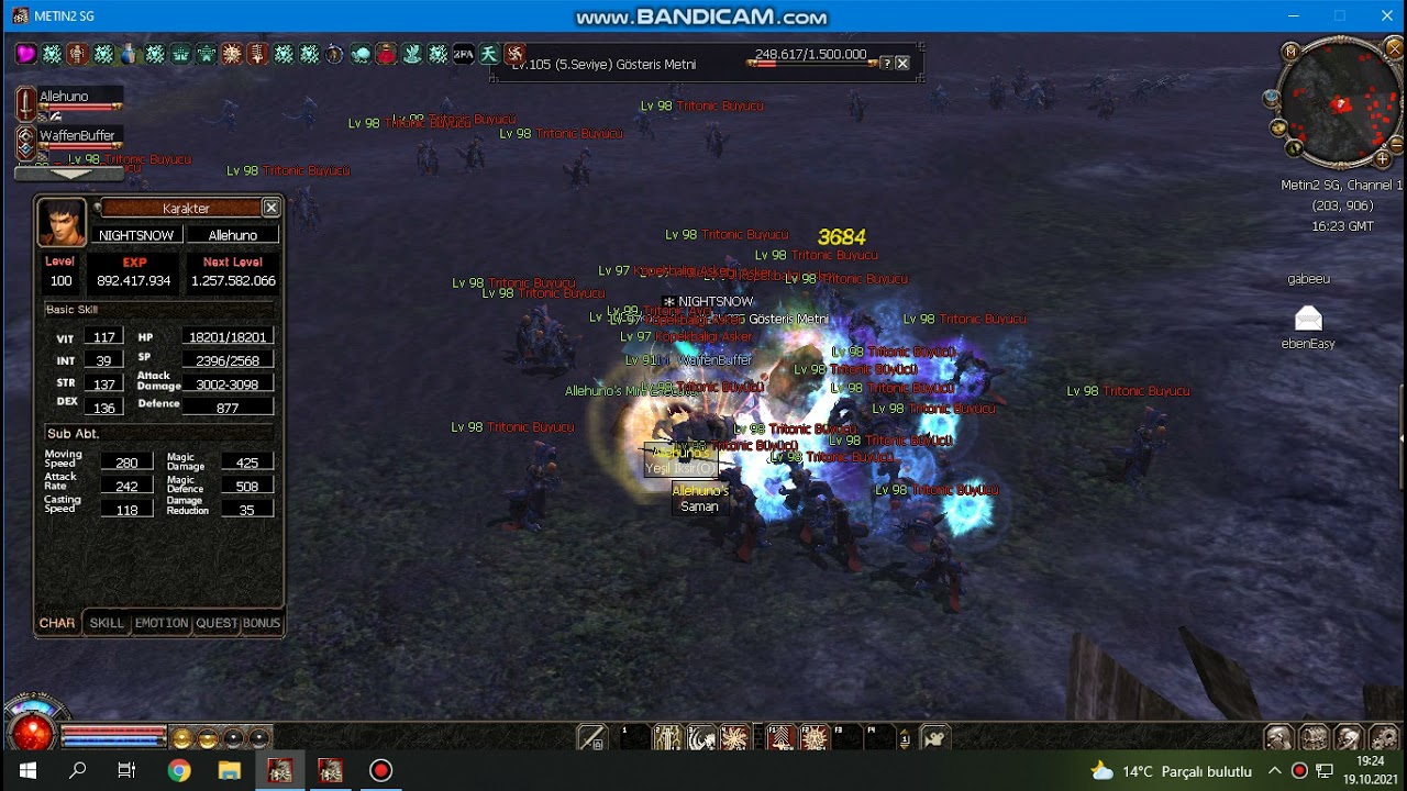 Metin2 Singapore 90 map fast farm