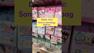 Huge Sanrio BlindBag Haul at Daiso! 🎀 I came for a sponge and left with all this 😅 #sanrio #daiso