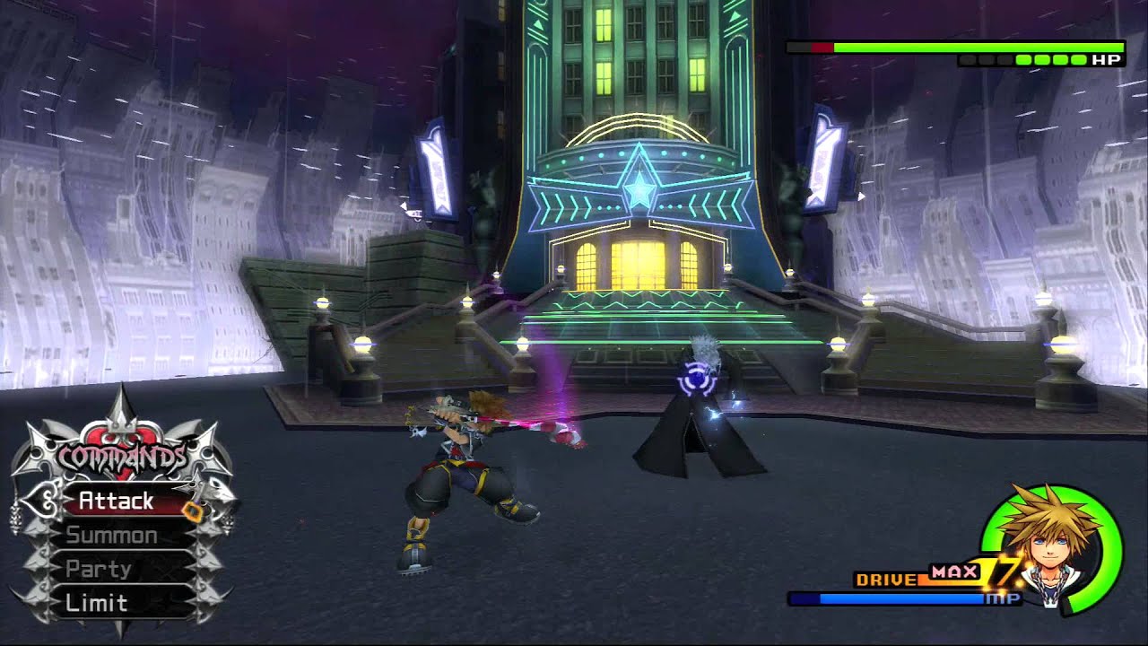 Kingdom Hearts II Final Mix: First Xemnas Fight - YouTube