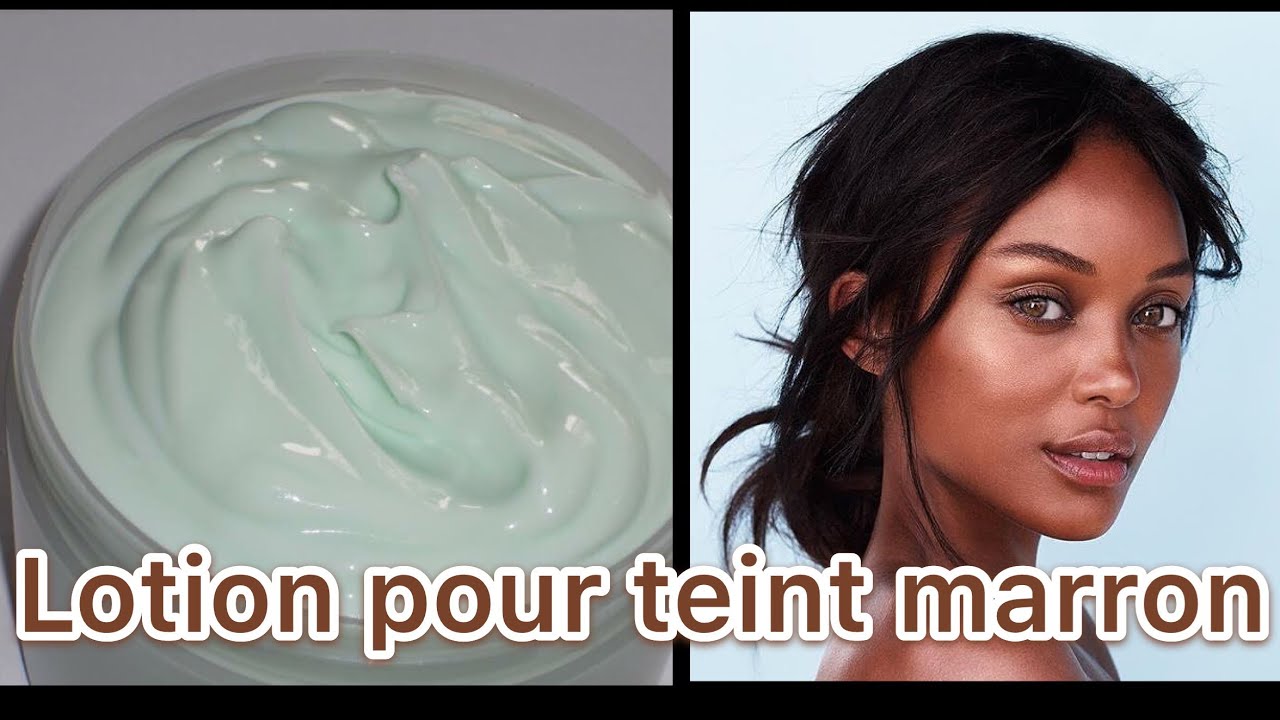 Comment faire un mélange de lotion pour peau marron - YouTube