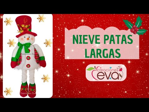 ??? Curso para hacer muñecos navideños (2023) – Patas Largas Nieve ⛄️