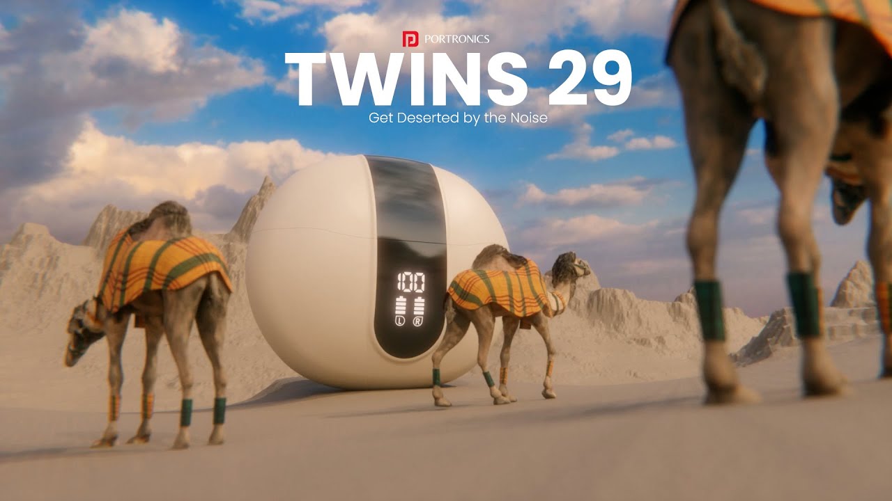 Portronics Twins 29 ANC+ENC Earbuds