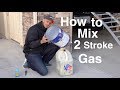 How To Mix 2 Stroke Gas - Spoiler Alert!!