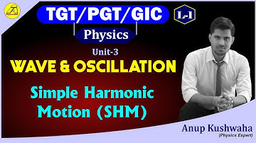 📙 TGT/ PGT/GIC 📙 Physics 🔥 Wave & Oscillation #01🔥 Simple harmonic Motion, Simple Pendulum byAnupSir